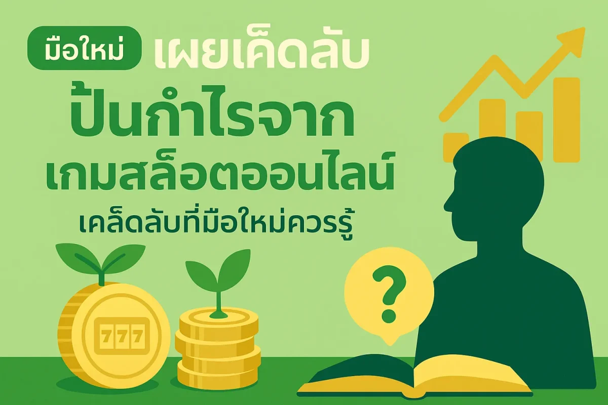 เผยเคล็ดลับ ปั้นกำไรจาก เกมสล็อตออนไลน์ เคล็ดลับที่มือใหม่ควรรู้